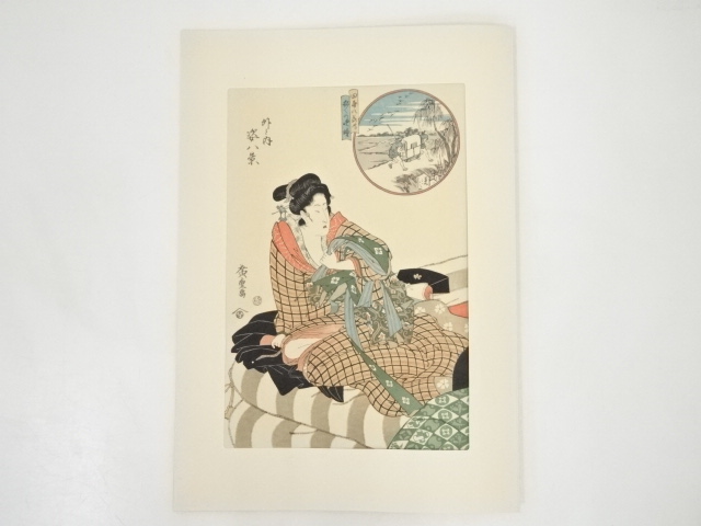 JAPANESE WOODBLOCK PRINT/ HAND PRINTED / HIROSHIGE / UKIYO-E